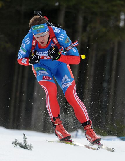 Biathlon World Championships. Men's pursuit