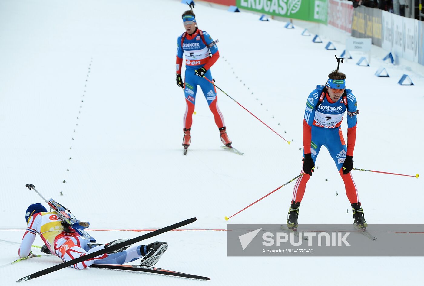 Biathlon World Championships. Men's pursuit