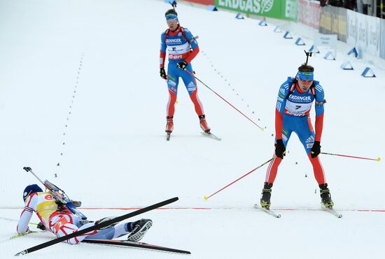 Biathlon World Championships. Men's pursuit