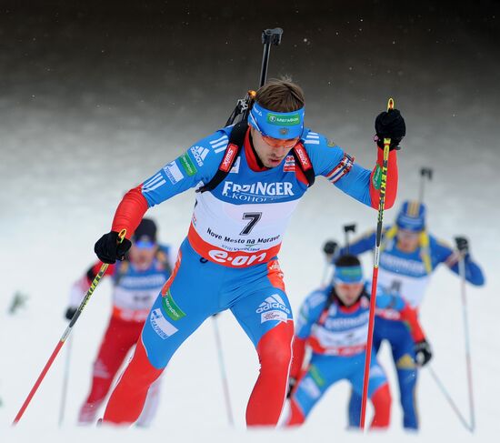 Biathlon World Championships. Men's pursuit