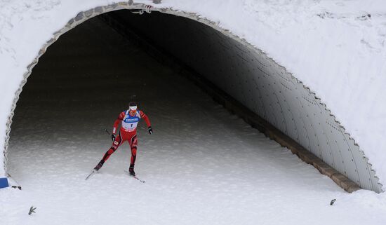 Biathlon World Championships. Men's pursuit