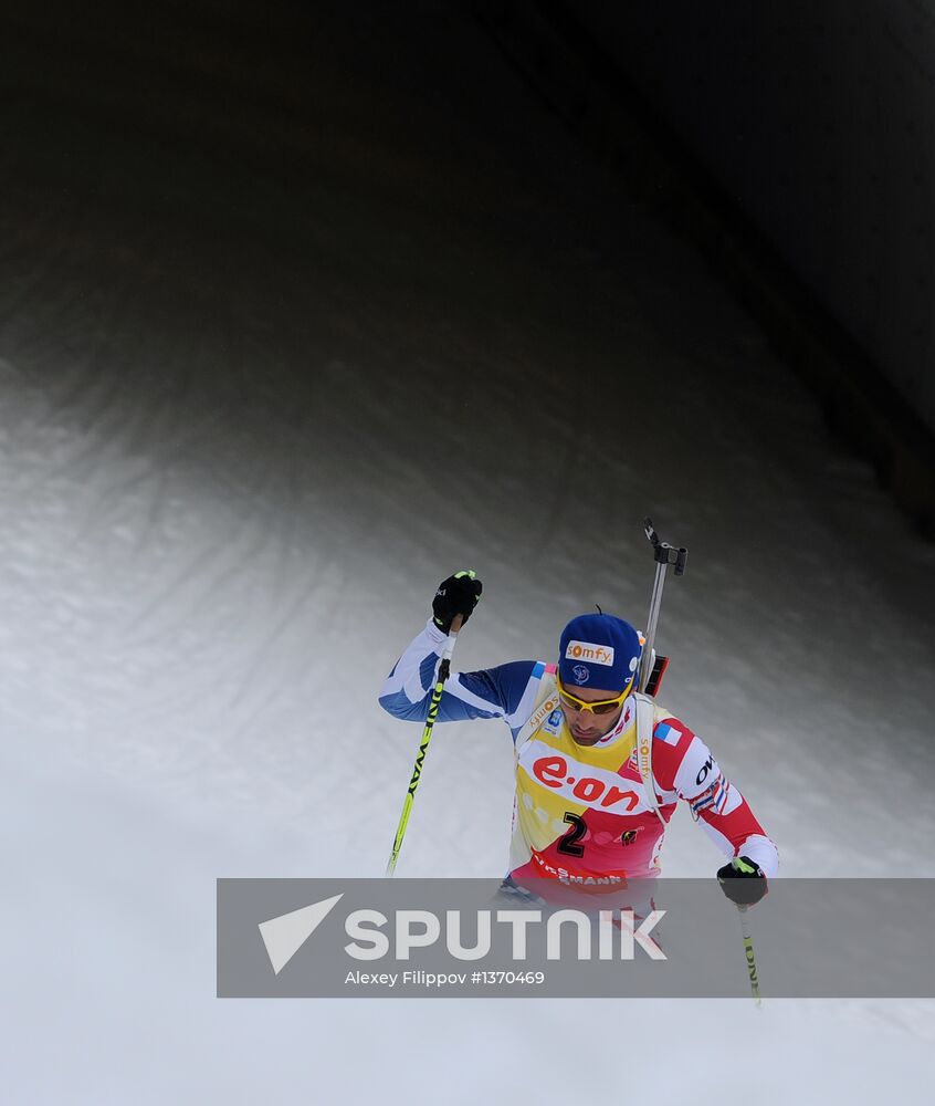 Biathlon World Championships. Men's pursuit