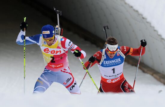 Biathlon World Championships. Men's pursuit