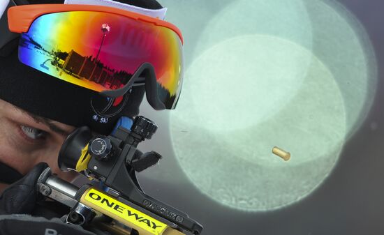 Biathlon World Championships. Men's pursuit