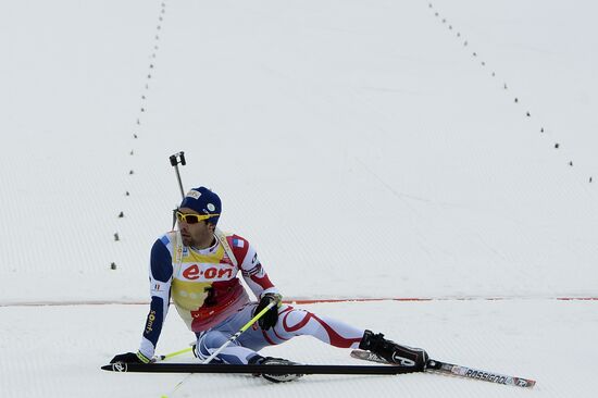 Biathlon World Championships. Men's pursuit