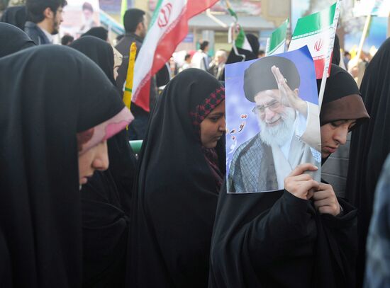 Iran celebrates 34th anniversary of Islamic Revolution