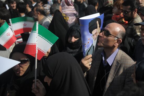 Iran celebrates 34th anniversary of Islamic Revolution