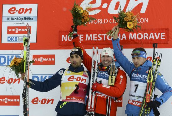 Biathlon World Championships. Men's pursuit