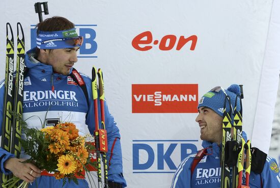 Biathlon World Championships. Men's pursuit