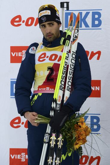 Biathlon World Championships. Men's pursuit