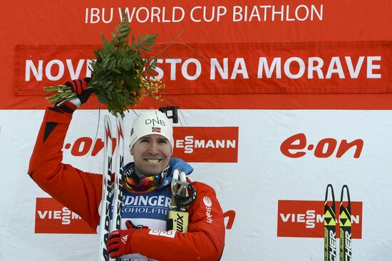 Biathlon World Championships. Men's pursuit