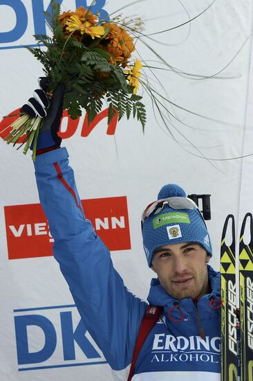 Biathlon World Championships. Men's pursuit