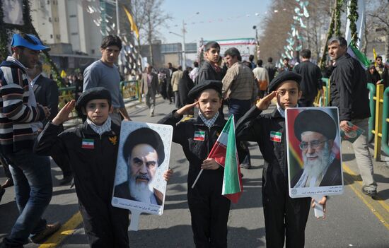 Iran celebrates 34th anniversary of Islamic Revolution