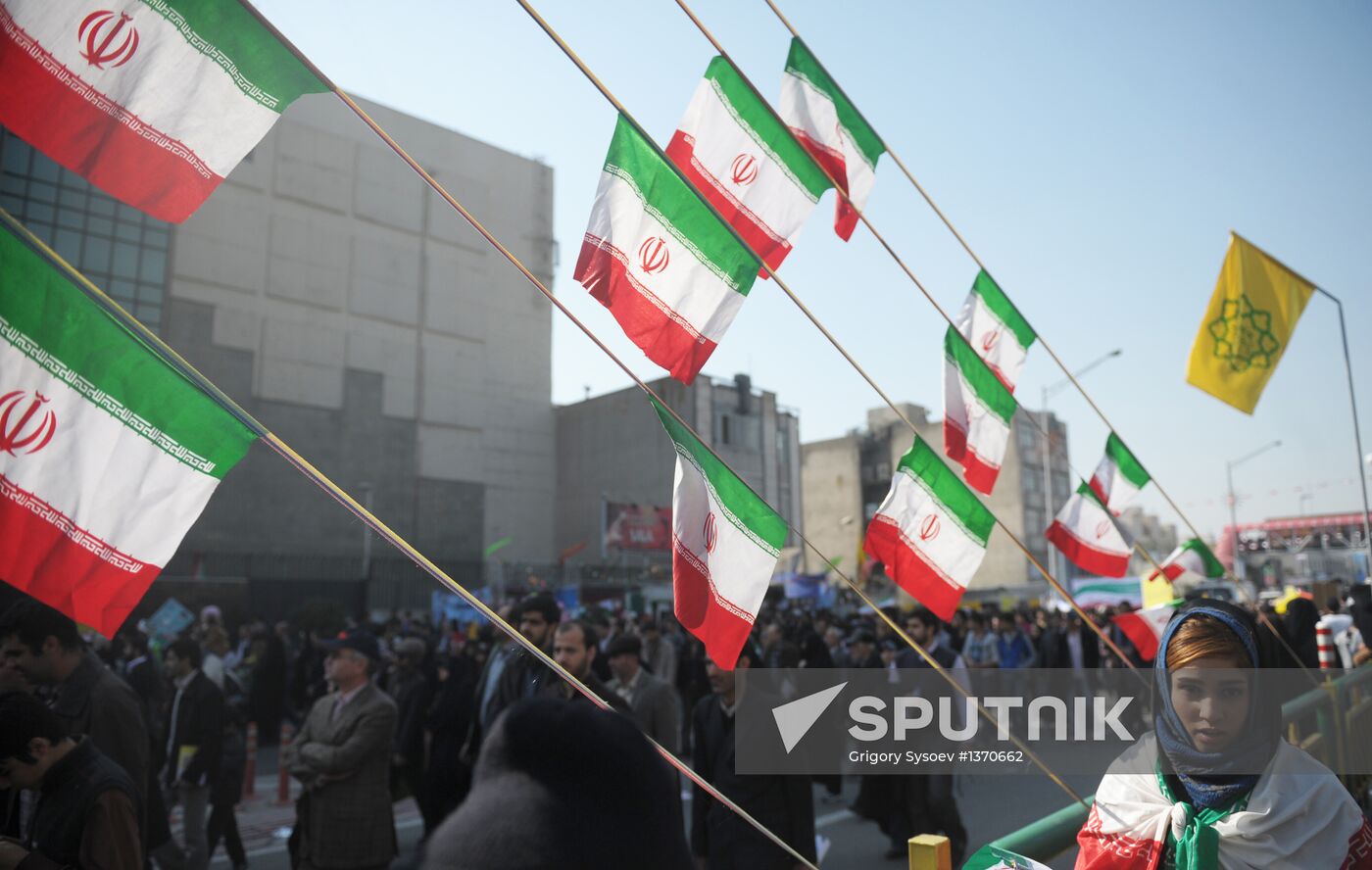 Iran celebrates 34th anniversary of Islamic Revolution