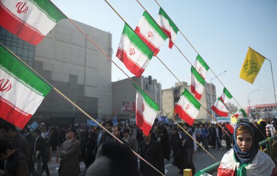 Iran celebrates 34th anniversary of Islamic Revolution