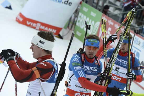 Biathlon World Championships. Men's pursuit