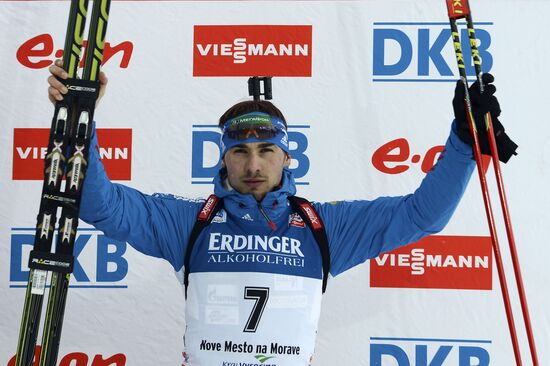 Biathlon World Championships. Men's pursuit