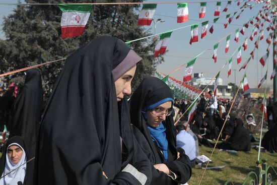 Iran celebrates 34th anniversary of Islamic Revolution