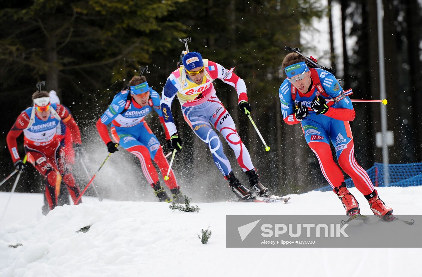 Biathlon World Championships. Men's pursuit
