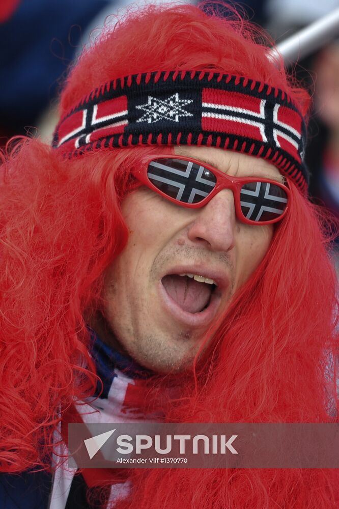 Biathlon World Championships. Men's pursuit