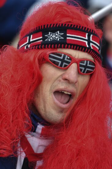 Biathlon World Championships. Men's pursuit