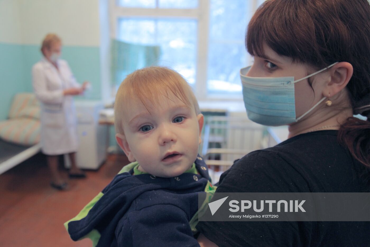 Work of Omsk children's polyclinic during flu epidemic