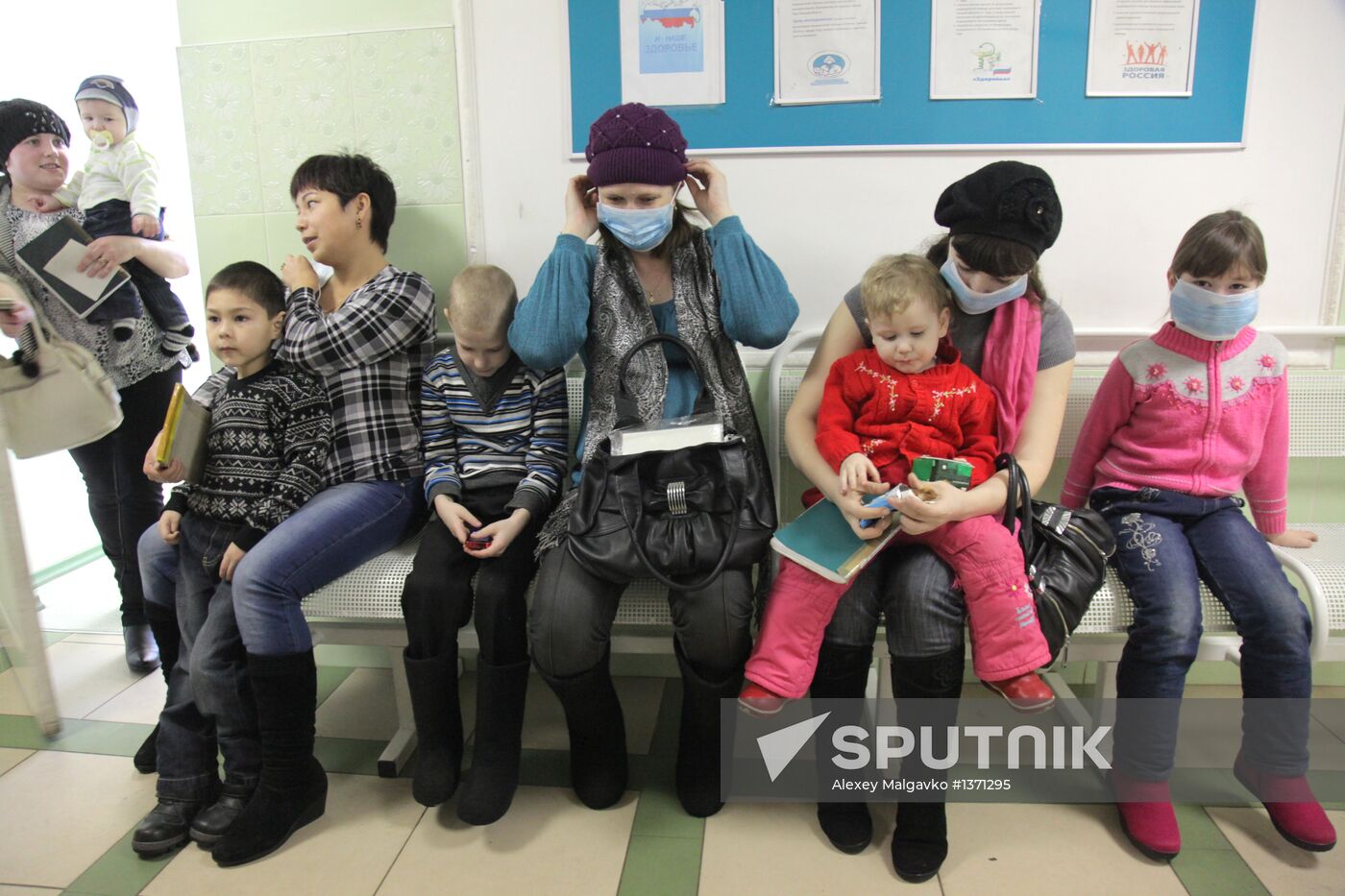 Work of Omsk children's polyclinic during flu epidemic