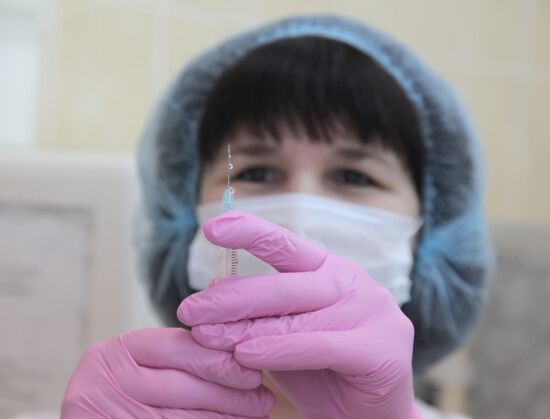 Work of Omsk children's polyclinic during flu epidemic