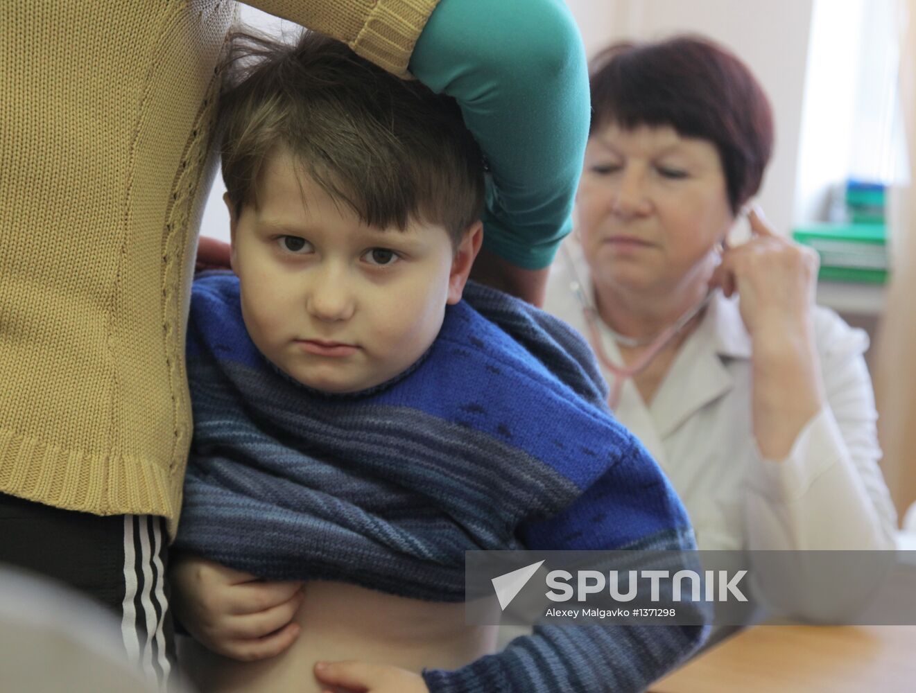 Work of Omsk children's polyclinic during flu epidemic