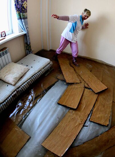 Boarding house for elderly people flooded in Vladivostok