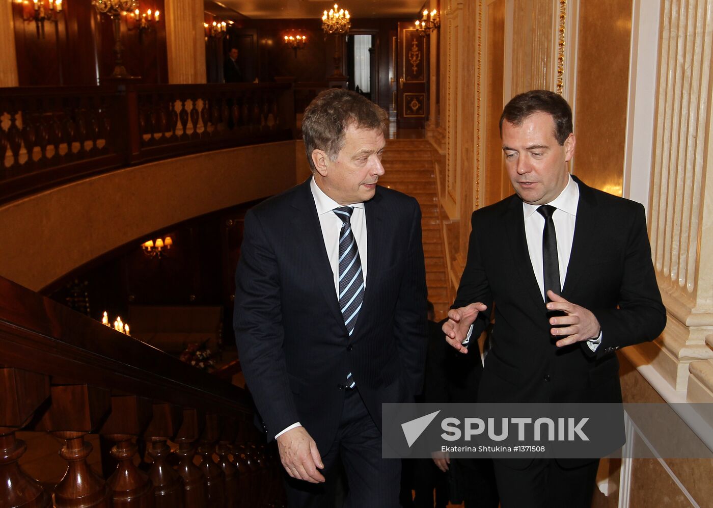 D.Medvedev meets with S.Niinistö