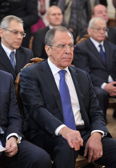 President Vladimir Putin presents state awards