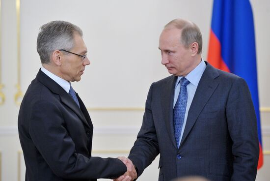 President Vladimir Putin presents state awards