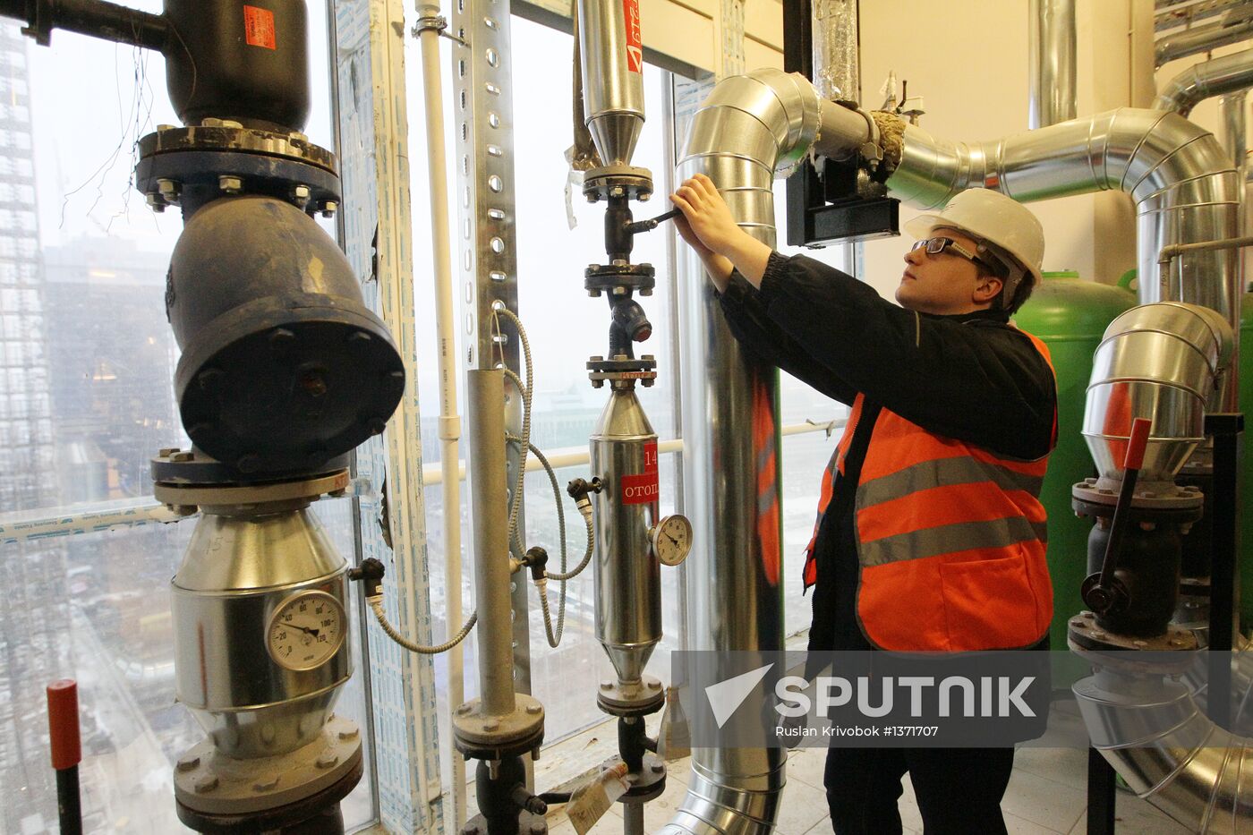 Fire safety system checked in Moscow Business Center