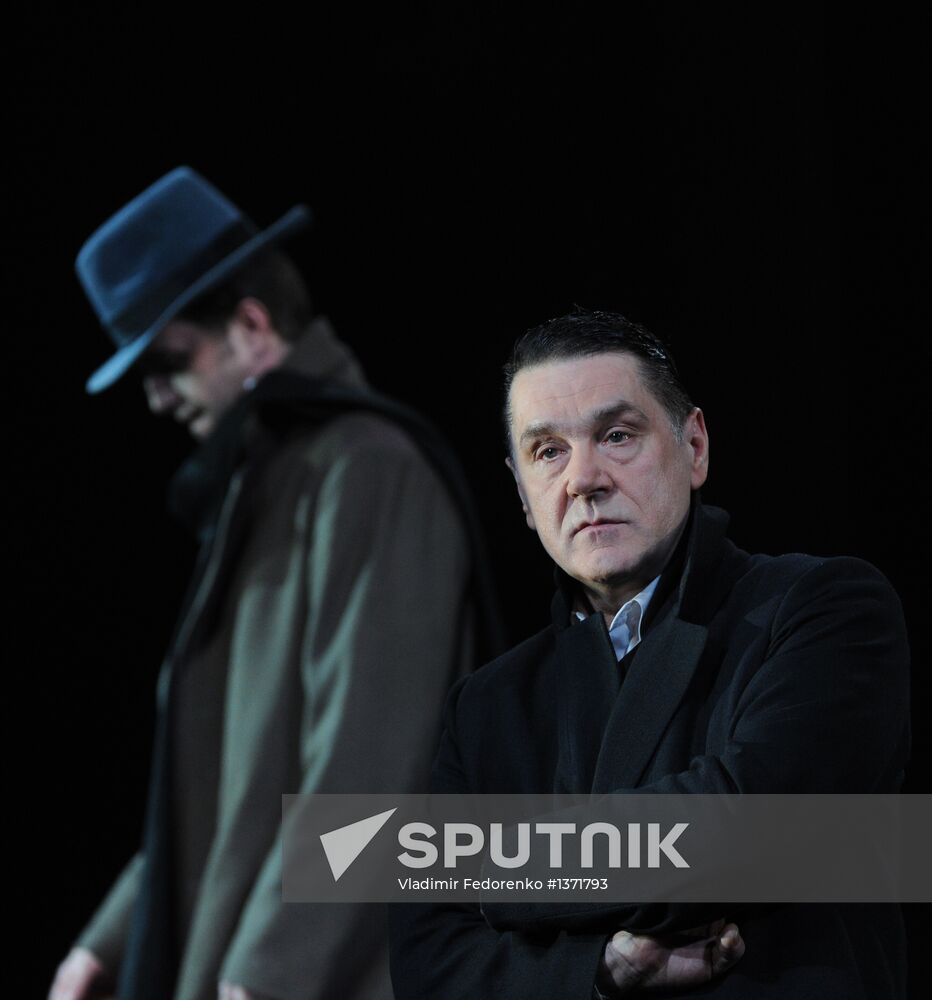 Rehearsal of play Eugene Onegin at Vakhtangov Theatre