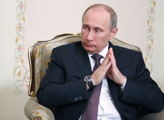 Russian President Putin meets with Niinistö in Novo-Ogaryovo