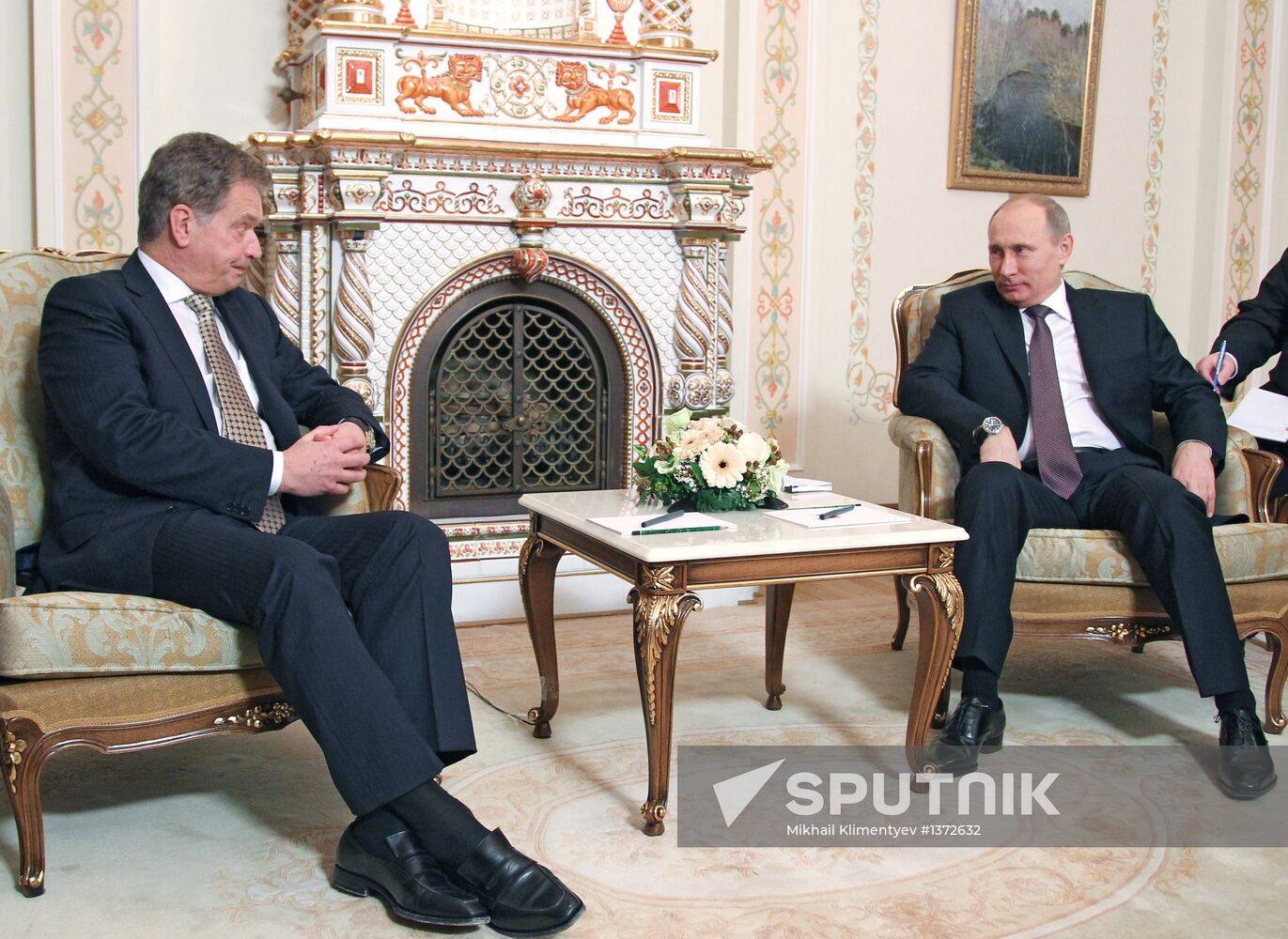 Russian President Putin meets with Niinistö in Novo-Ogaryovo
