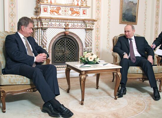 Russian President Putin meets with Niinistö in Novo-Ogaryovo