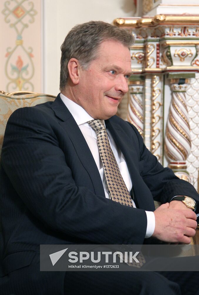 Russian President Putin meets with Niinistö in Novo-Ogaryovo