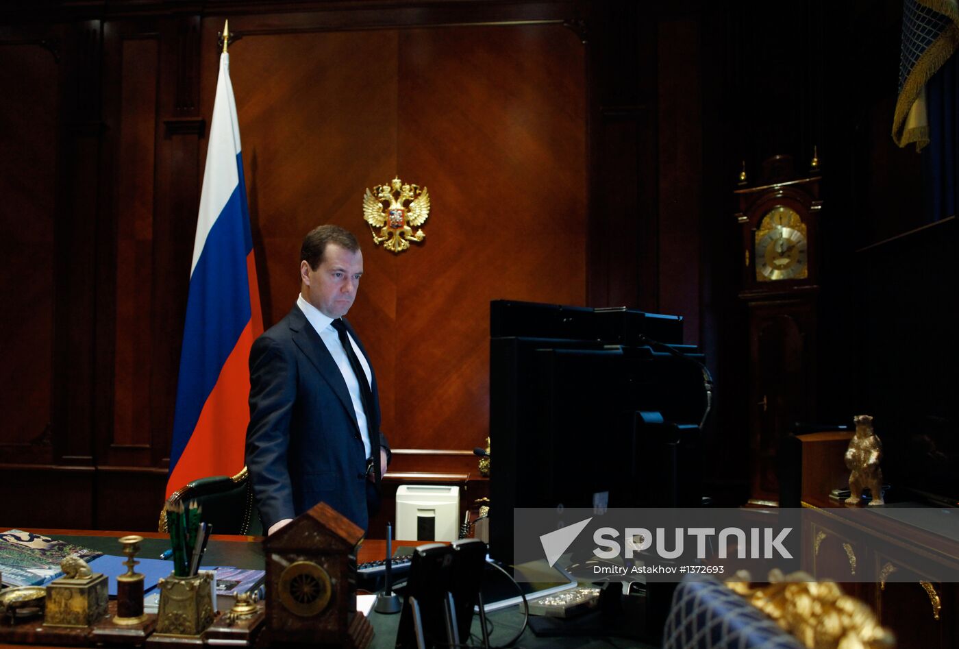 Dmitry Medvedev meets with Marina Kovtun