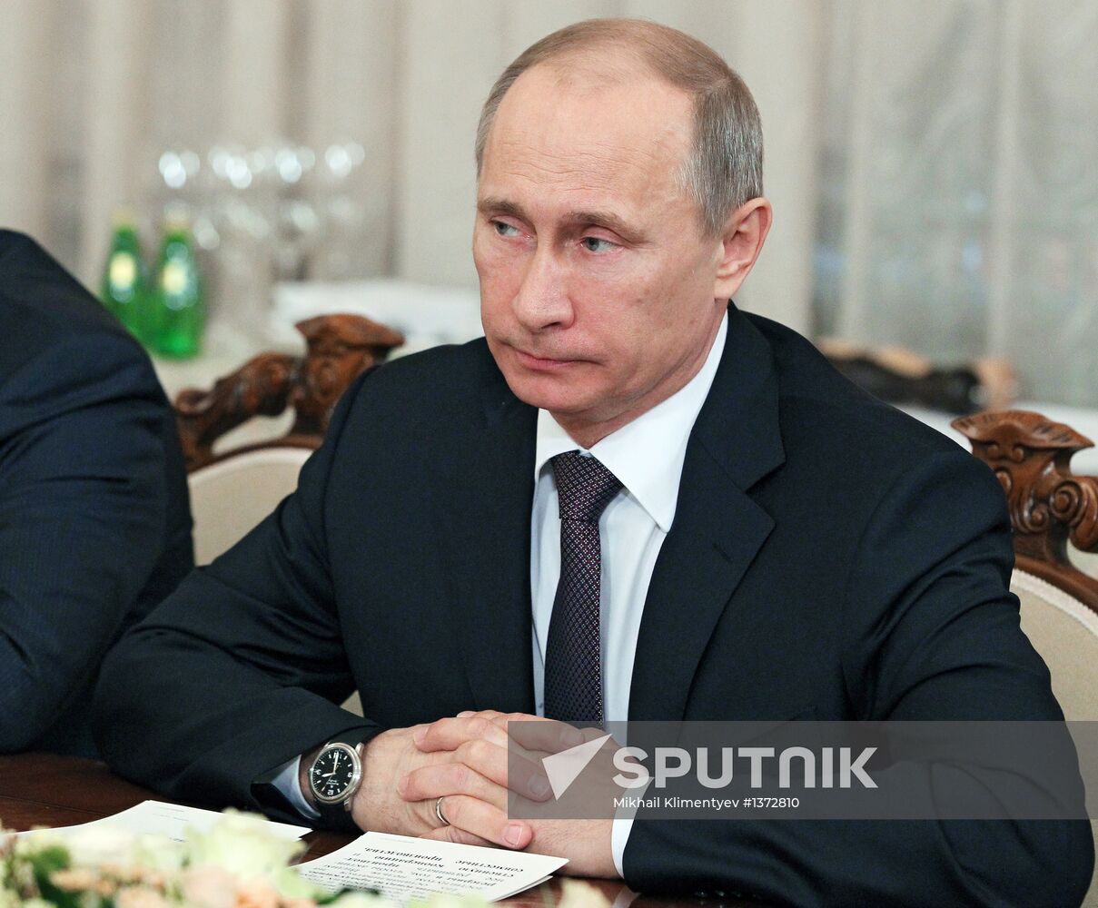 Russian President Putin meets with Niinistö in Novo-Ogaryovo