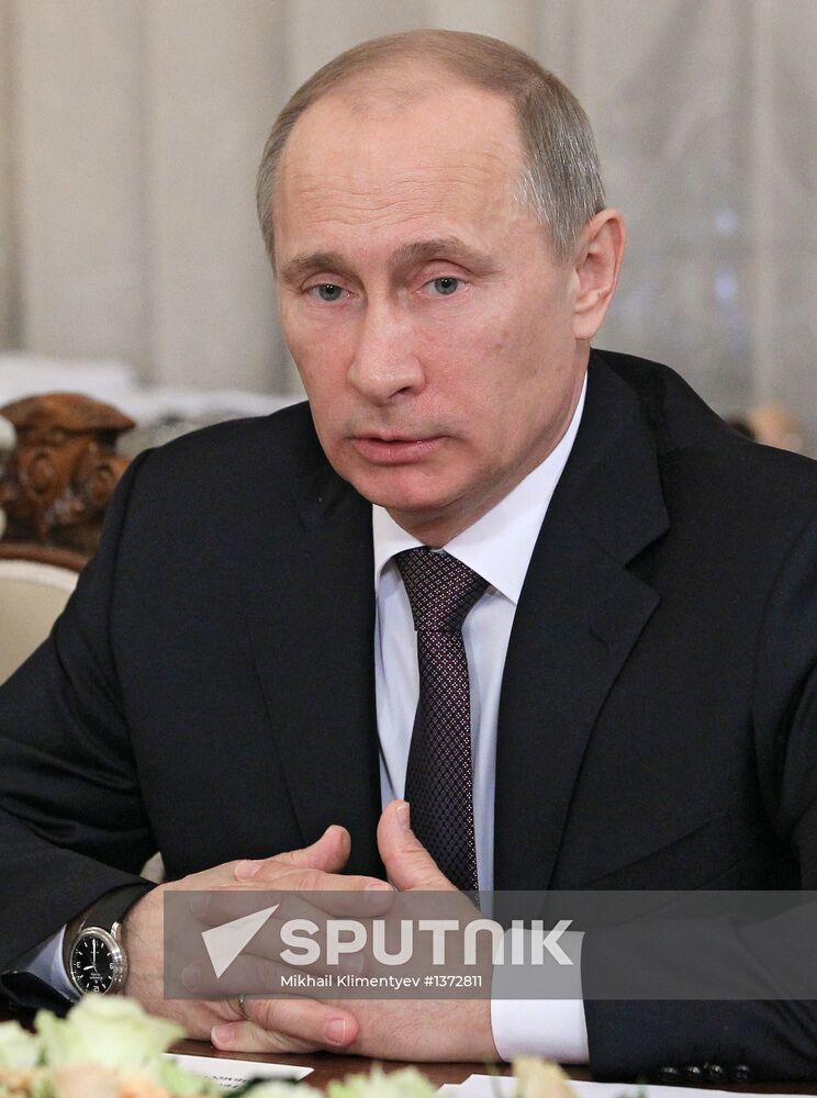 Russian President Putin meets with Niinistö in Novo-Ogaryovo