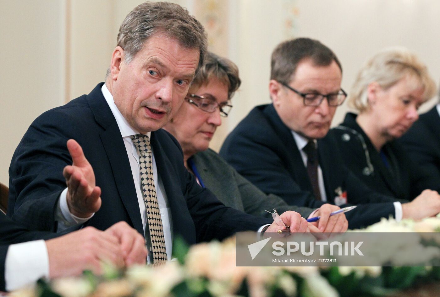 Russian President Putin meets with Niinistö in Novo-Ogaryovo