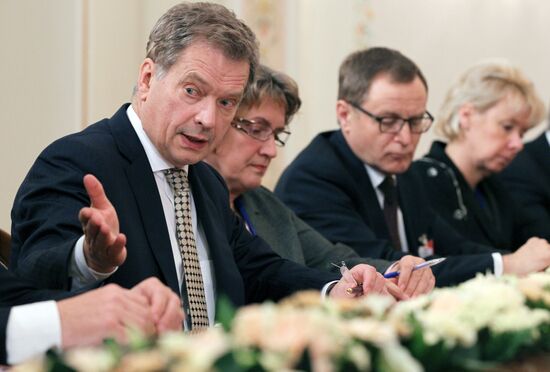 Russian President Putin meets with Niinistö in Novo-Ogaryovo