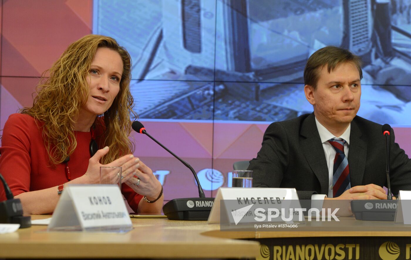 Multimedia presentation of RIA Novosti Olympic Club project