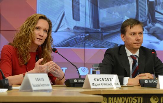 Multimedia presentation of RIA Novosti Olympic Club project