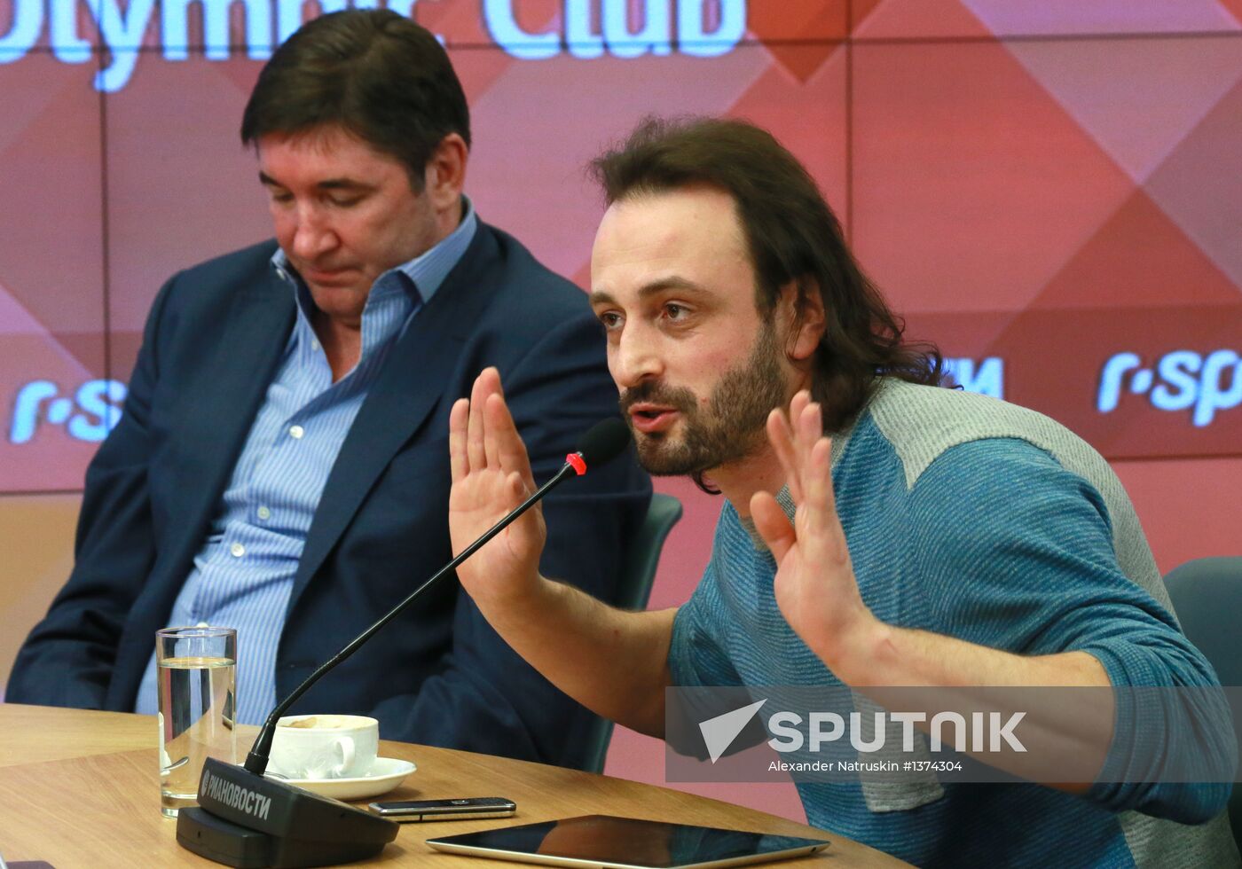 Multimedia presentation of RIA Novosti Olympic Club project