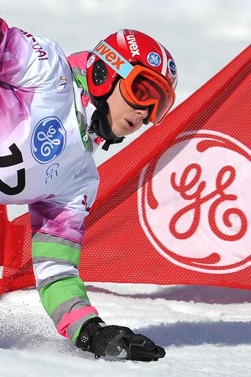 FIS Snowboard World Cup. Parallel Giant Slalom