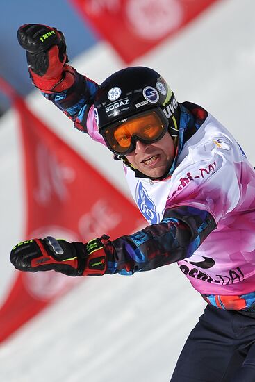 FIS Snowboard World Cup. Parallel Giant Slalom