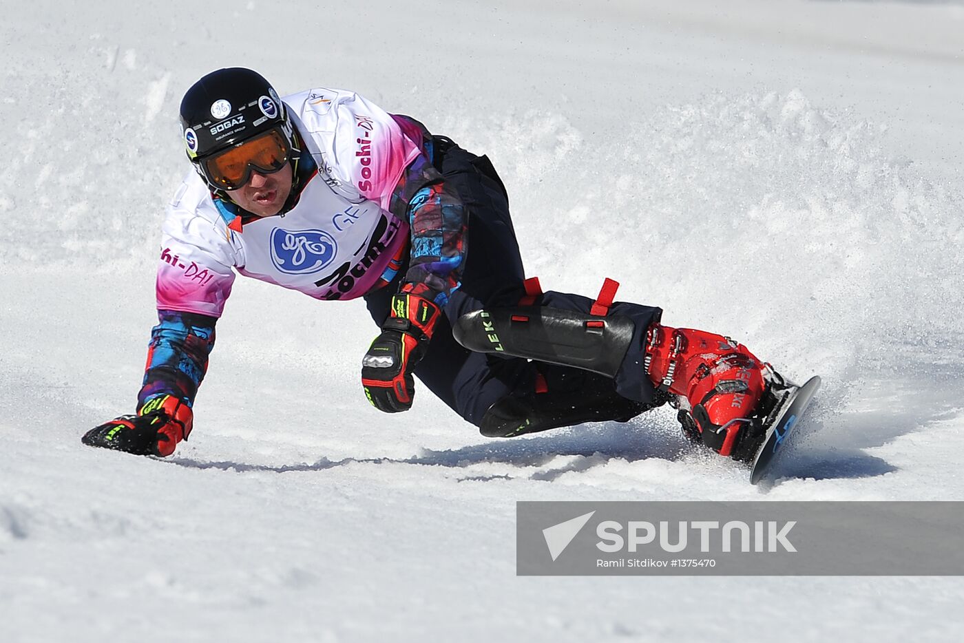 FIS Snowboard World Cup. Parallel Giant Slalom